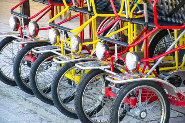 活动自行车天蓬马车城市