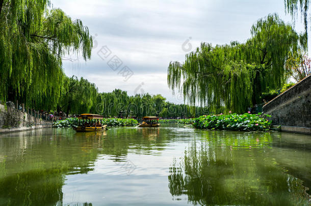 北京贝海公园夏季在北京，中国