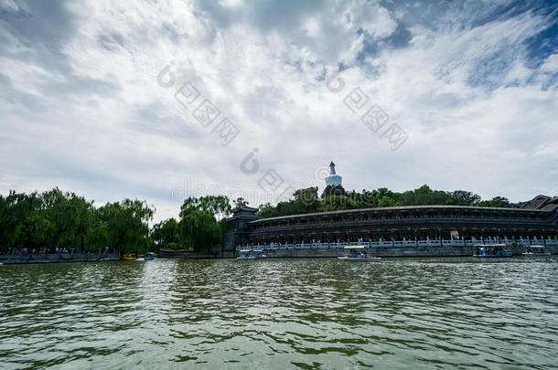 北京贝海公园夏季在北京，中国