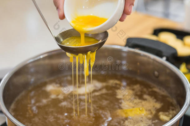 最好的鸡蛋食物热的火锅