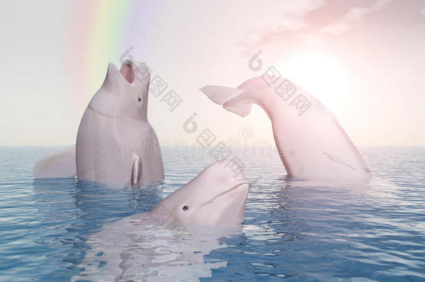 白鲸和彩虹