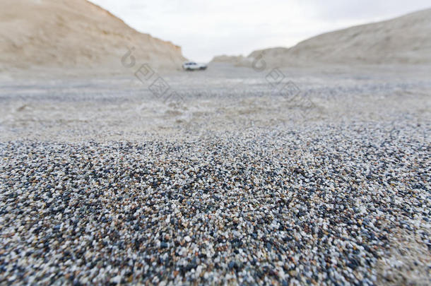 洛普诺亚当地区五颜六色的沙子