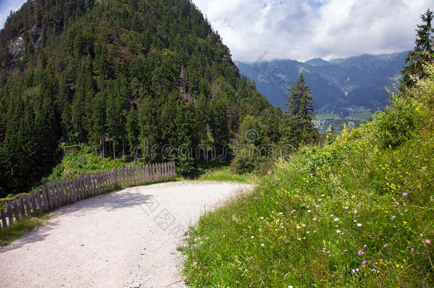 冒险天线阿尔卑斯山古代的奥地利
