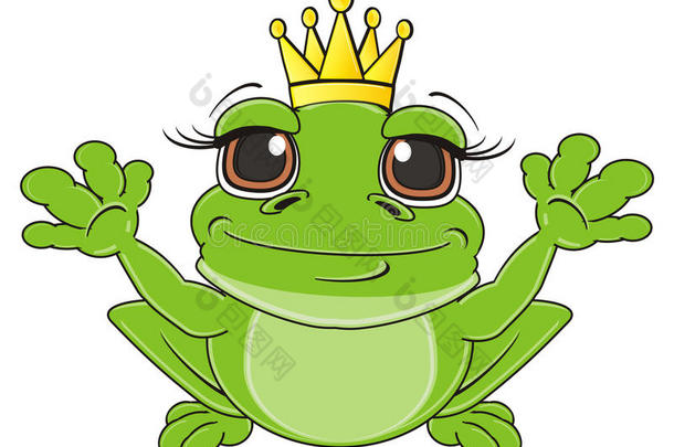 青蛙公主举起爪子