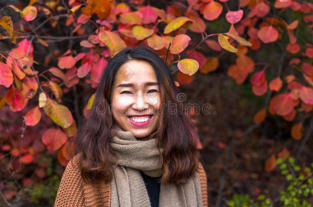 中国济<strong>南红</strong>叶谷的中国女孩