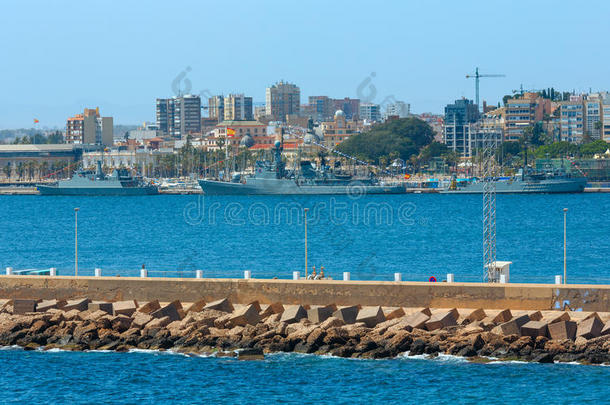 海湾布兰卡卡塔赫纳海岸科斯塔