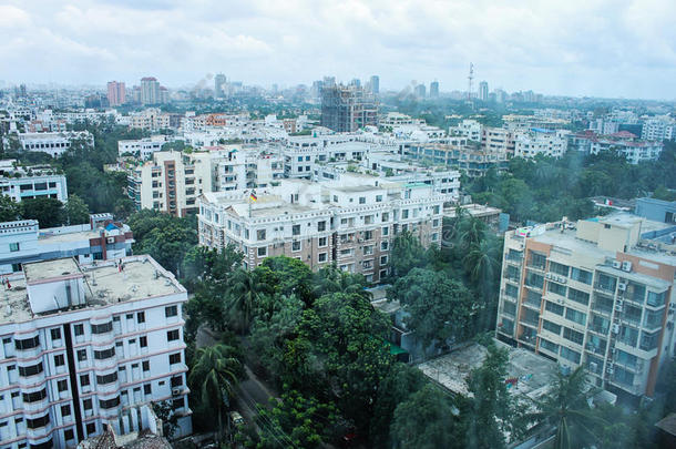 在上面亚洲大街孟加拉国建筑