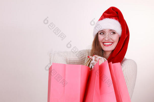 袋购买买方帽子圣诞节