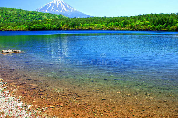 绍吉湖富士山