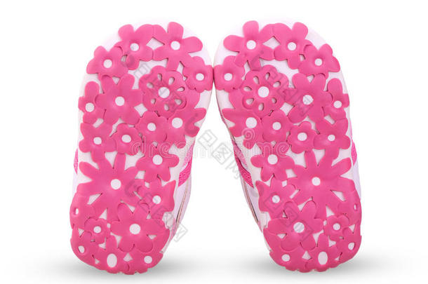 粉色童鞋，花底