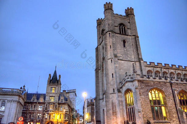建筑学蓝色英国的建筑剑桥