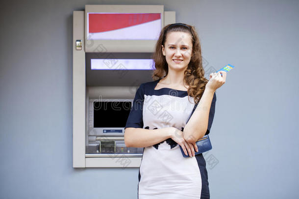 自动取款机有吸引力的自动化自动的银行
