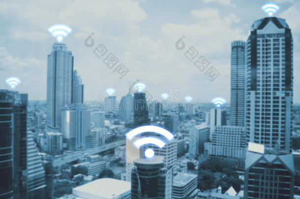 城市景观与社会网络连接技术。
