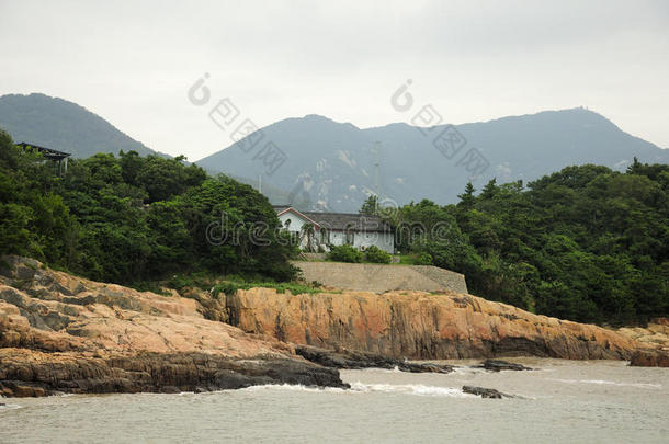 亚洲建筑瓷器海岸家