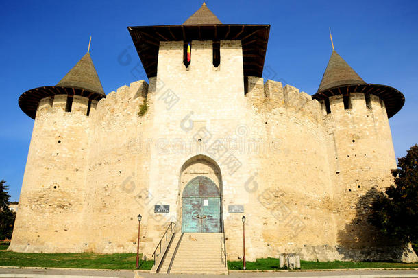 <strong>摩尔多瓦</strong>共和国索洛卡中世纪堡垒的建筑细节。
