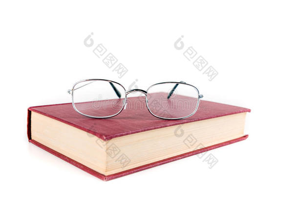 带眼镜的书
