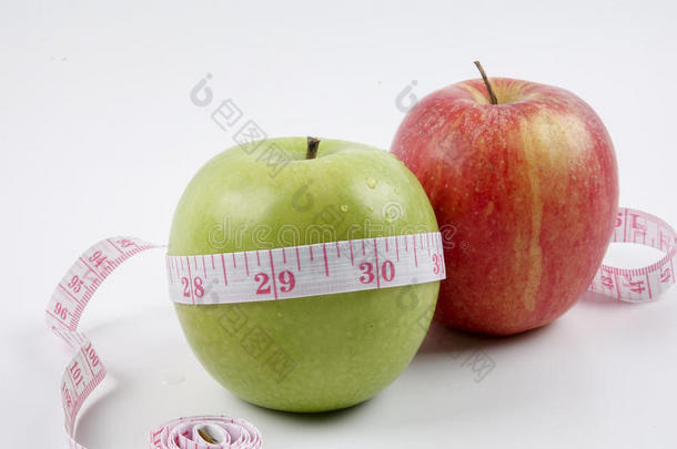 苹果的饮食、保健、营养或医疗保险概念