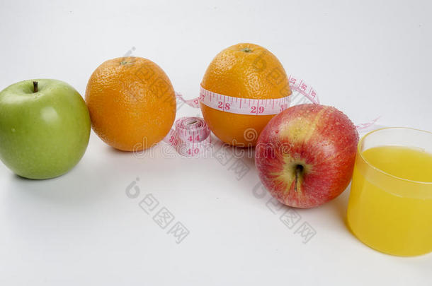 水果概念的饮食，保健，营养或医疗保险
