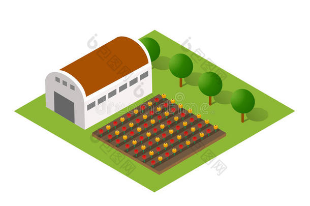 农业的农业应用程序建筑学集合