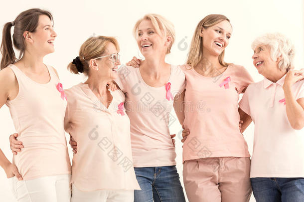 积极的协会态度乳房运动