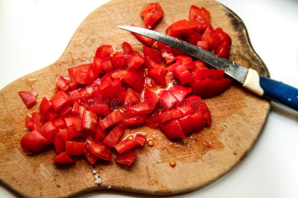 西红柿和刀