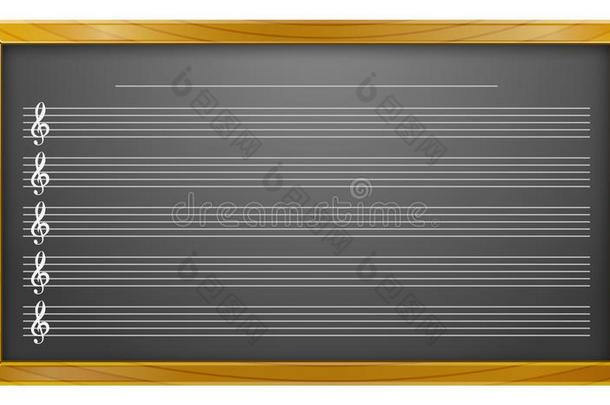 背景黑板古典的教室谱号