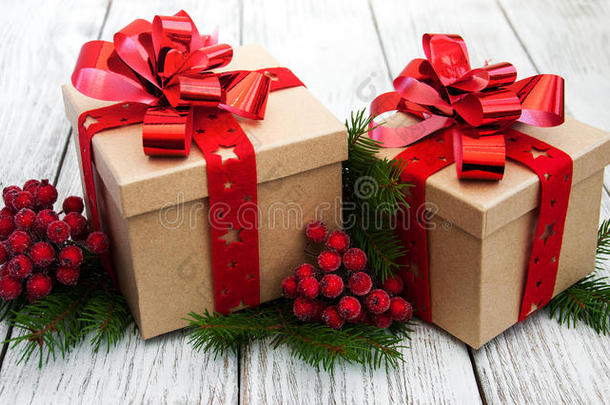 圣诞礼盒和装饰品