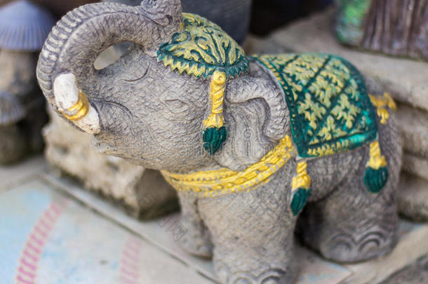 泰国大象雕像
