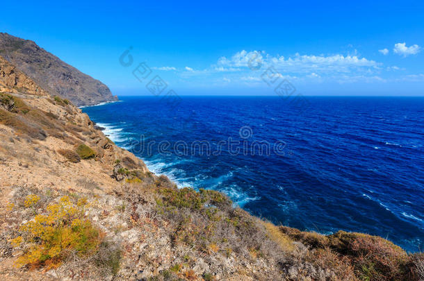 布兰卡开花<strong>云</strong>海岸海岸线