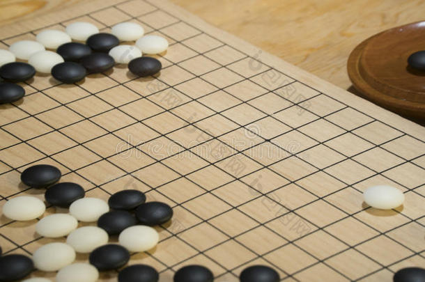 中国棋盘游戏围棋或围棋与复制空间的标题