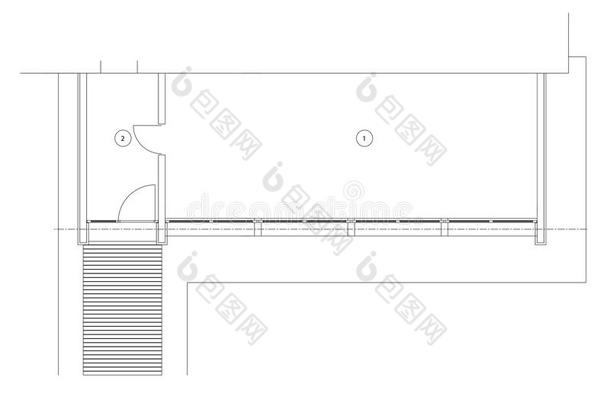 公寓器具建筑的建筑学基本的