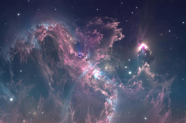 发光星云是超新星爆炸的残留物，插图