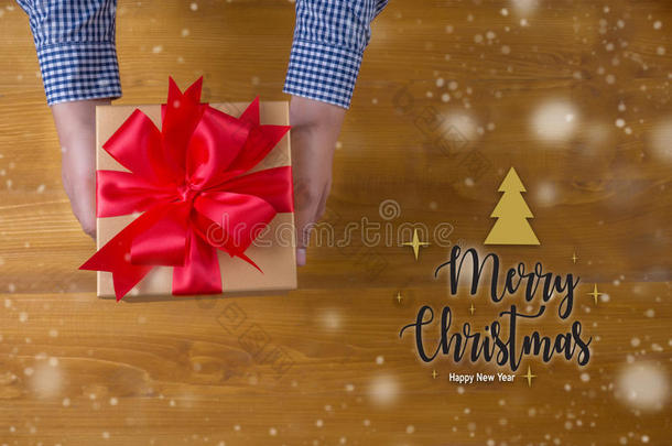 盒子礼物和小礼物包装，礼物和圣诞节，伙计