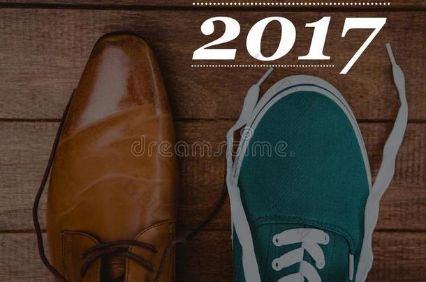 2017年<strong>新</strong>年祝<strong>福</strong>与正式和休闲鞋