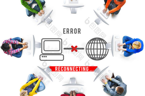 错误404警报崩溃错误故障问题概念