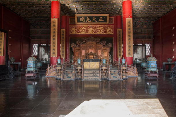 <strong>北京故宫</strong>博物院设置在宫殿内