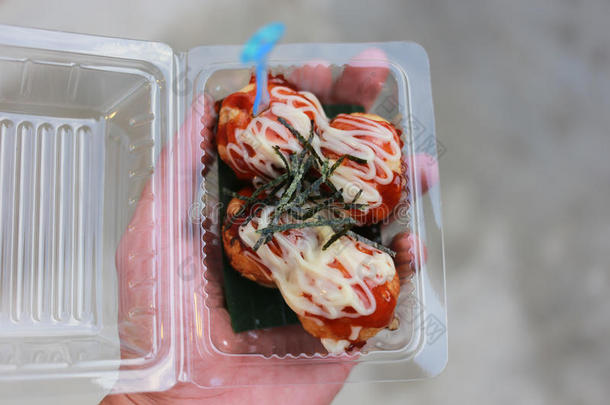 takoyaki，章鱼丸，日本菜
