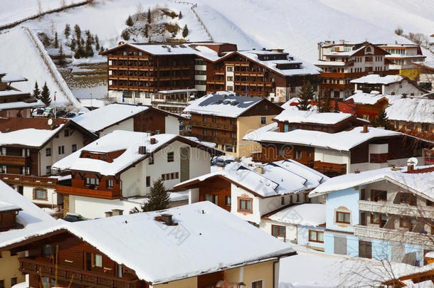 奥地利索尔登山地滑雪场