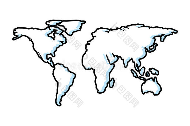 地图集澳大利亚商业地图学大陆