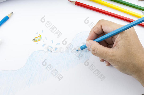 彩色<strong>铅笔</strong>和<strong>绘图</strong>