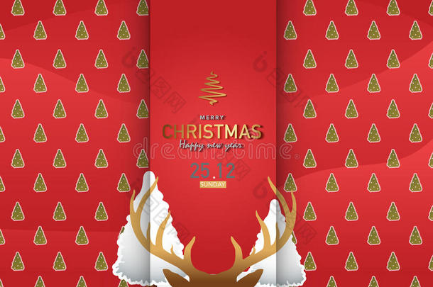 背景横幅卡片庆祝圣诞节