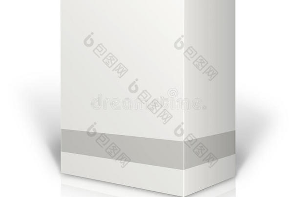 空白的箱纸板纸箱容器