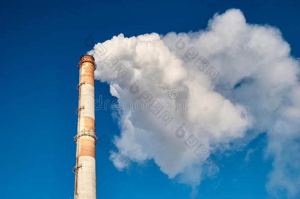 管烟工业的烟雾蒸汽