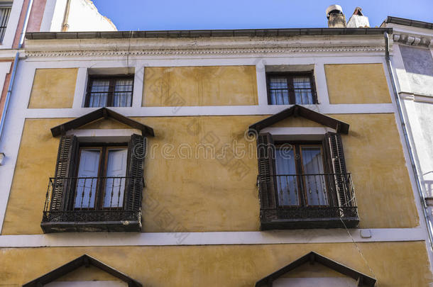 西班牙城市昆卡的建筑，古老而典型的<strong>房屋</strong>，世界遗产<strong>遗址</strong>