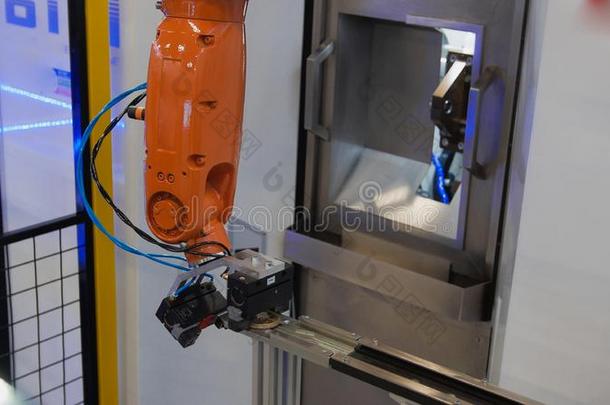 自动化机器人机器-用于工业焊接的机械臂