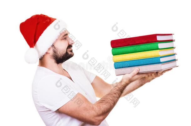 背景书携带白种人圣诞节