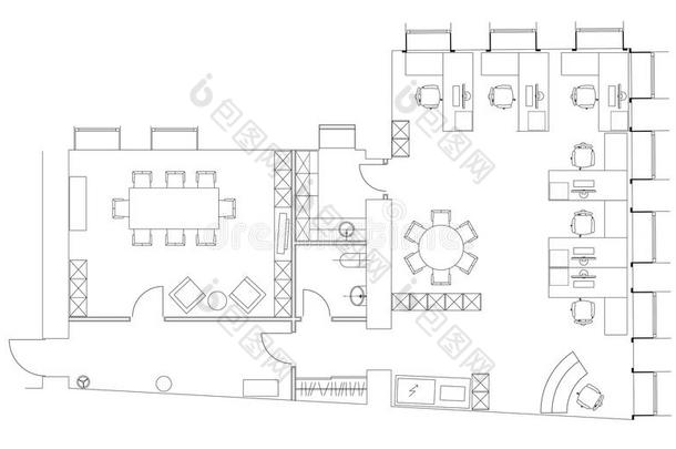 公寓器具建筑的建筑学基本的