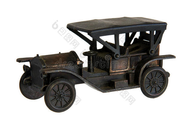 青铜复古汽车模型