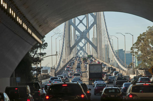 湾桥交通堵塞