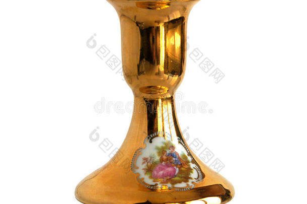 古董瓷器烛台